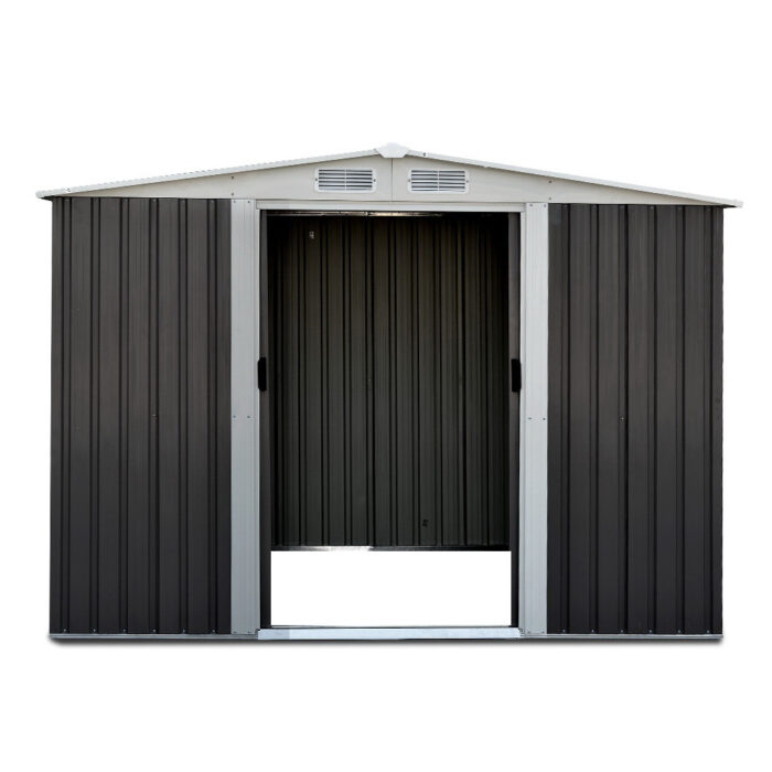 Giantz Garden Shed 2.58x2.07M Sheds Outdoor Storage Workshop Metal Shelter Sliding Door - Image 3