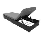 Livsip Sun Lounge Wicker Lounger Outdoor Patio Set Rattan Day Bed Pool Furniture - Image 2