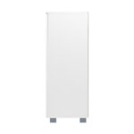 Oikiture Shoe Cabinet Slatted Doors 3 Adjustable Shelves White - Image 7