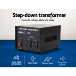 Giantz Step Down Transformer 500W 240V TO 110V Stepdown Voltage Converter AU-US - Image 3