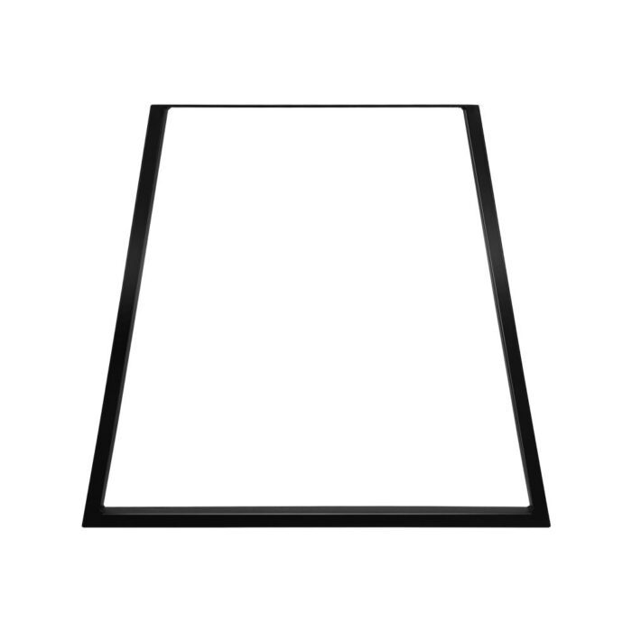 Oikiture 2x Dining Coffee Table Legs Industrial Vintage Bench Trapezoid Metal - Image 5