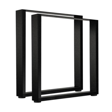 OikitureTable Leg Desk Coffee Dining Furniture Hardware Metal Legs X2 Home Improvement Bench Box Steel DIY Furniture Industrial 71 X 65CM