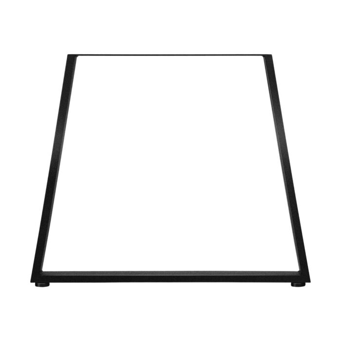 Oikiture 2x Coffee Dining Table Legs Industrial Vintage Bench Trapezoid Metal - Image 6