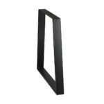 Oikiture 2x Coffee Dining Table Legs Industrial Vintage Bench Trapezoid Metal - Image 3