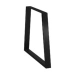 Oikiture 2x Coffee Dining Table Legs Trapezoid Industrial Vintage Bench Metal - Image 4