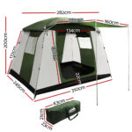 Weisshorn Camping Tent 6 Person Tents Family Hiking Dome - Image 2