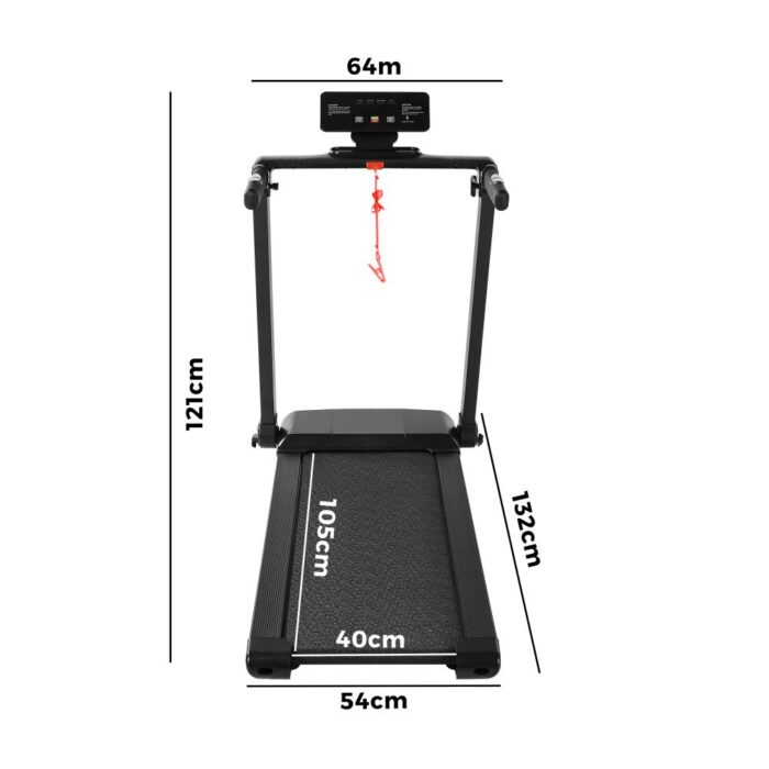 Finex Treadmill Electric Home Gym Exercise Run Machine Fitness Equipment Compact - Image 5