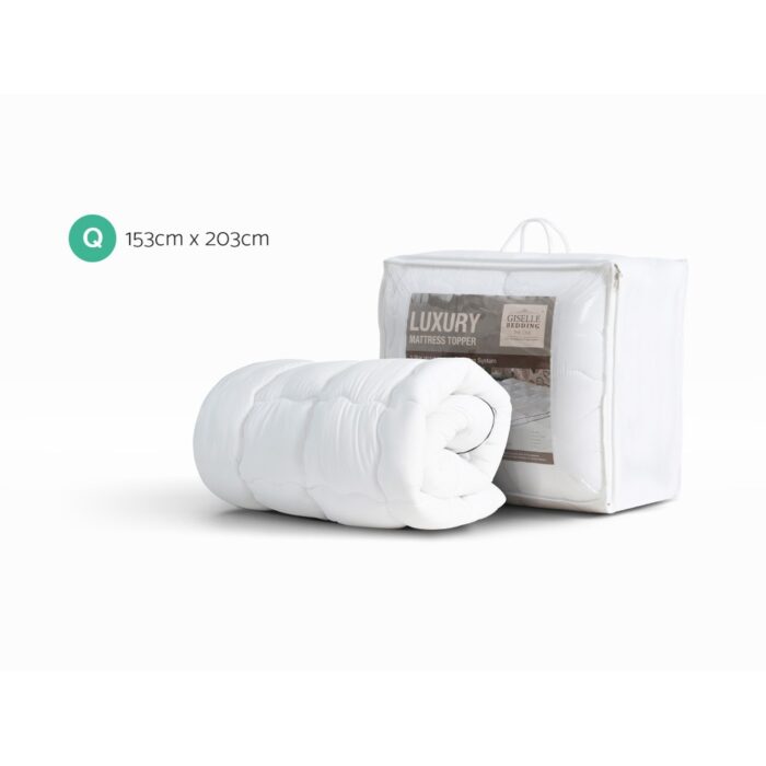 Giselle Bedding Mattress Topper Pillowtop - Queen - Image 2