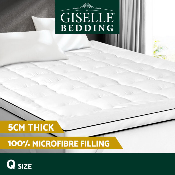 Giselle Bedding Mattress Topper Pillowtop - Queen - Image 3
