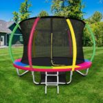 Mazam 8FT Trampoline Round Kids Trampolines Enclosure Outdoor Indoor Play Toys - Image 3