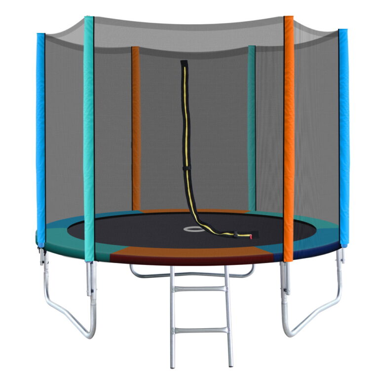 Everfit 8ft Kids Trampoline with Safety Net for Safe Play