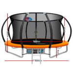 Everfit 12FT Kids Trampoline with Safety Net & Ladder Fun