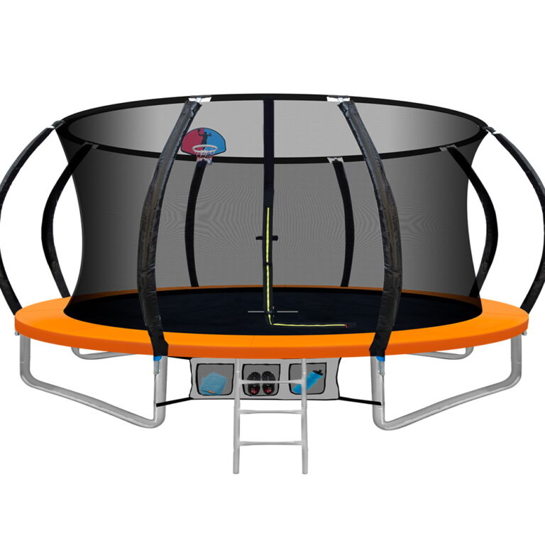 Everfit 14FT Kids Trampoline with Safety Net & Ball Set