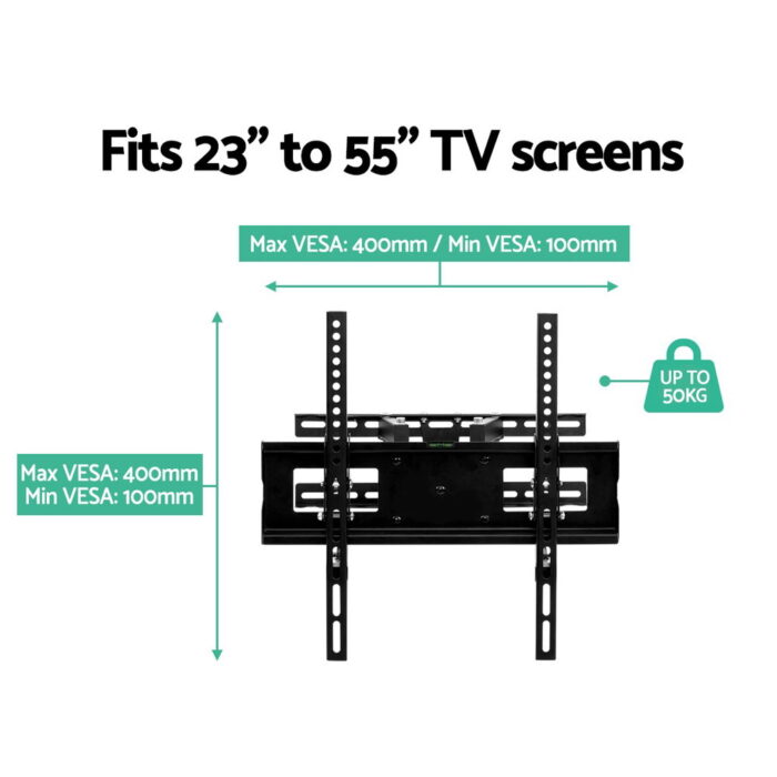 Artiss TV Wall Mount Bracket for 23"-55" LED LCD Full Motion Dual Strong Arms - Image 4