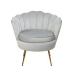Artiss Armchair Velvet Grey Callista - Image 3