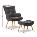 Artiss LANSAR Lounge Accent Chair - Image 2