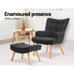 Artiss LANSAR Lounge Accent Chair - Image 3