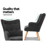 Artiss LANSAR Lounge Accent Chair - Image 4