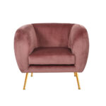 Artiss Armchair Lounge Sofa Arm Chair Accent Chairs Armchairs Couch Velvet Pink - Image 3