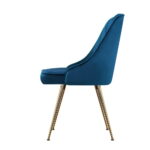 Artiss Dining Chairs Velvet Blue Set of 2 Nappa - Image 4