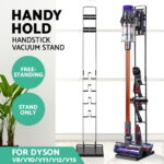 Dyson-Compatible Handstick Vacuum Stand Freestanding Black - Image 3