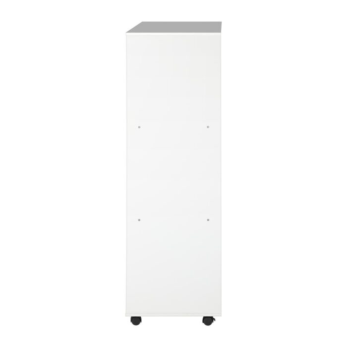 Oikiture Portable Wardrobe Open Storage Shelves Organizer Clothes Rack Hanging - Image 6