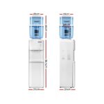 Devanti Water Cooler Dispenser Stand 22L Bottle White - Image 2