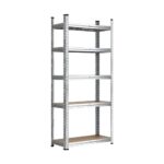 Sharptoo Warehouse Storage Rack Steel Frame 1.5m Silver - Image 2