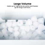 Miraklass Ice Maker Machine Stainless Steel 3.2L - Image 4