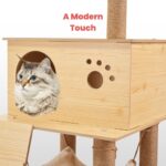 Floofi 130cm Wooden Cat Tree - Image 4