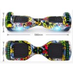 Funado Smart-S W1 Hoverboard (Grafitti) - Image 4