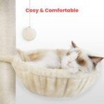 Floofi 155cm Plush Cat Condo Cat Tree Beige - Image 3