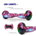 Funado Smart-S W1 Hoverboard (Pink Sky) - Image 4