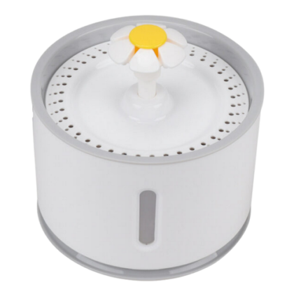 Floofi 2.4L Automatic Water Fountain Drinking Dispenser And Filter Grey
