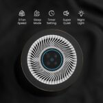 MIRAKLASS Air Purifier 3 Speeds with Negative ION Concentration and Hepa Filter - Model - Image 4