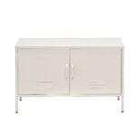 ArtissIn Buffet Sideboard Metal Cabinet - BASE White
