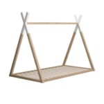 Oikiture Ultimate Kids Bed Frame with Mattress Teepee Design