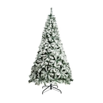 Mazam Christmas Tree 1.8M 6FT White Snow Flocked 830 Tips
