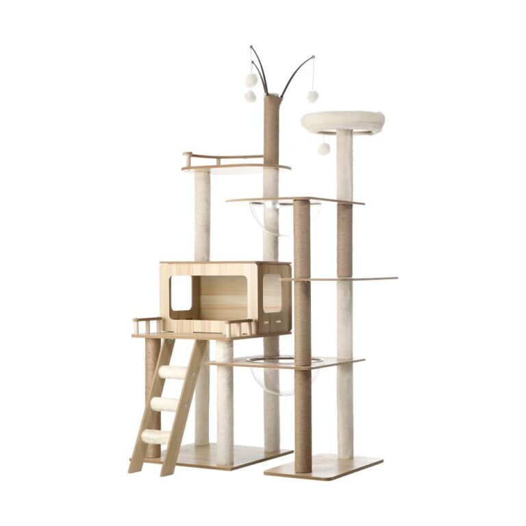 Alopet 172cm Cat Tree with Scratching Posts & Play Areas