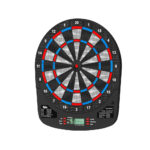 13.5" Dartboard Dart Board with Soft Tip Darts Electronic Scorer 32 Games