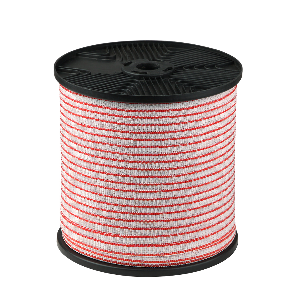 FIK-TAPE-LOCK-400M-00 Giantz Electric Fence Poly Tape 400M Insulator - Image 1