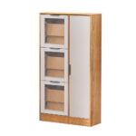 Artiss Mirror Shoe Cabinet White Mesh