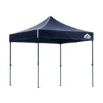 Instahut Gazebo Pop Up Marquee 3x3m Folding Tent Wedding Outdoor Camping Canopy Gazebos Shade Navy