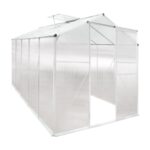 Livsip Aluminium Greenhouse Polycarbonate Panels 3.1x1.9x1.83M