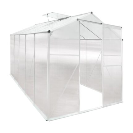Livsip Aluminium Greenhouse Polycarbonate Panels 3.1x1.9x1.83M