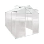 Livsip Aluminium Greenhouse Polycarbonate Panels 2.5x1.9x1.83M