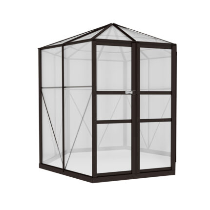 Green Fingers Aluminium Greenhouse for Year-Round Plant Growth