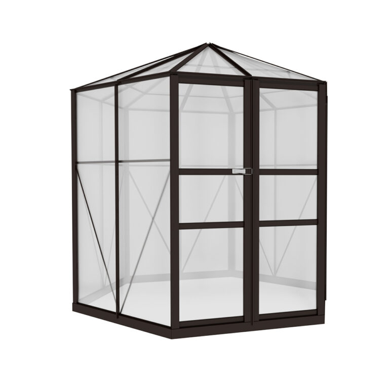 Green Fingers Aluminium Greenhouse for Year-Round Plant Growth