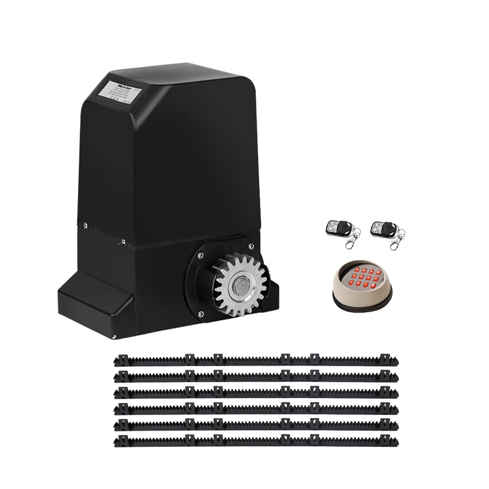 GO-SGO-DSR1000-AC-172-RX3-00 Lockmaster Automatic Sliding Gate Opener Kit Keypad 6M 1000KG - Image 1