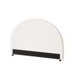 Oikiture Bed Head Double Size Headboard Boucle White